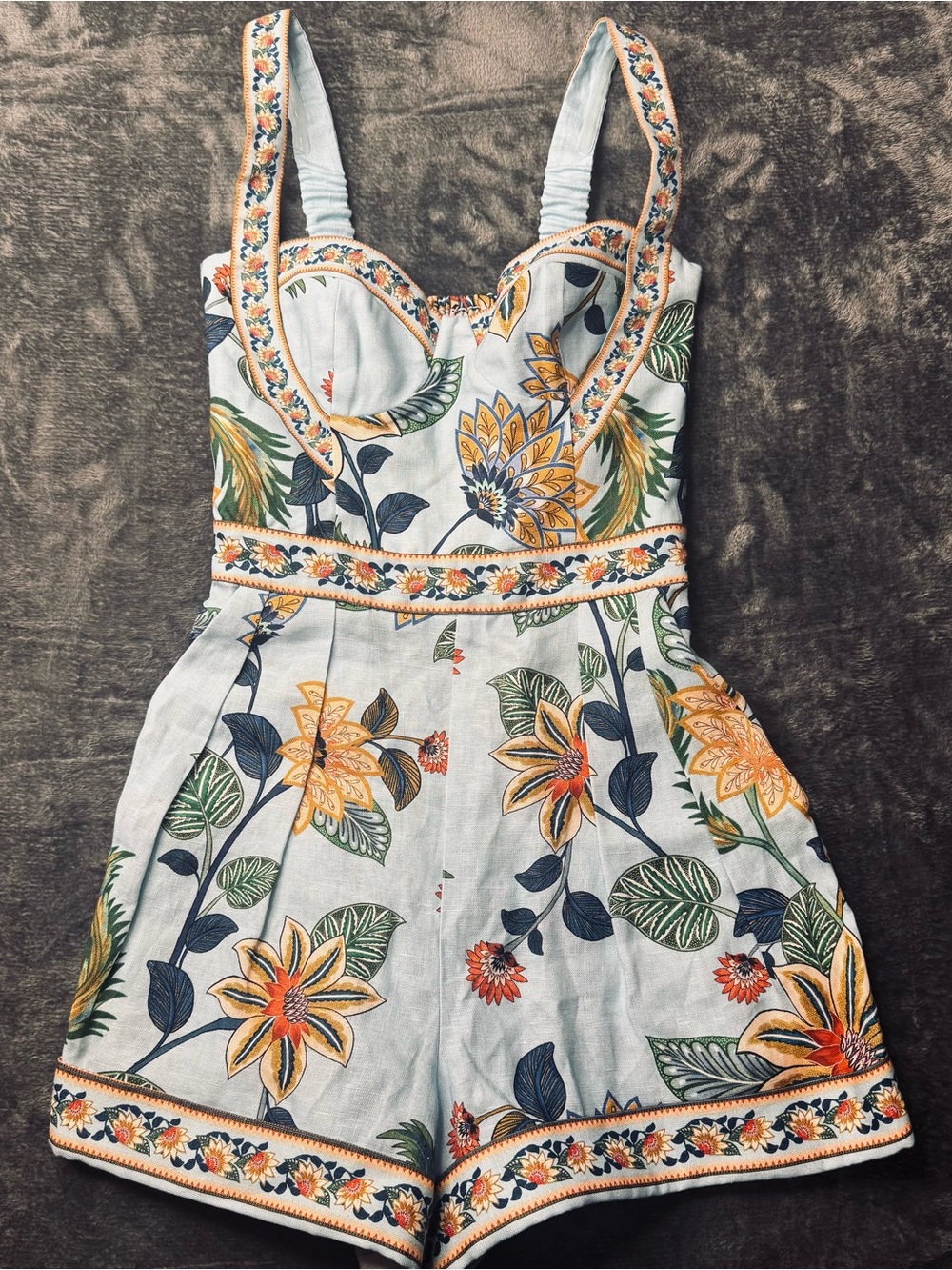 FARM Rio Floral Delhi Romper
